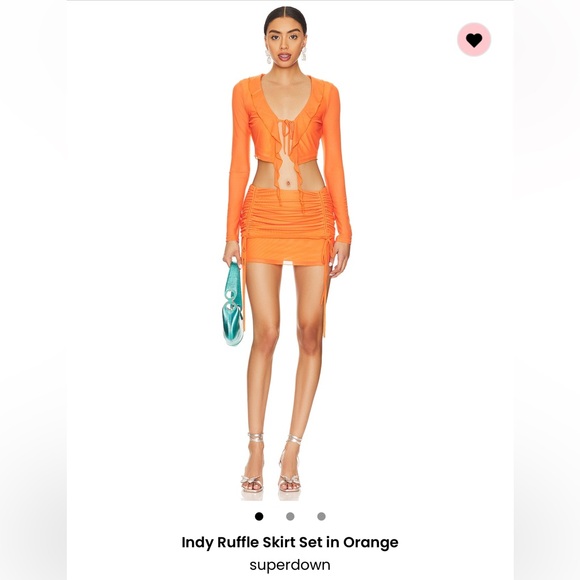 Superdown Indy Ruffle Skirt Set - Picture 1 of 4